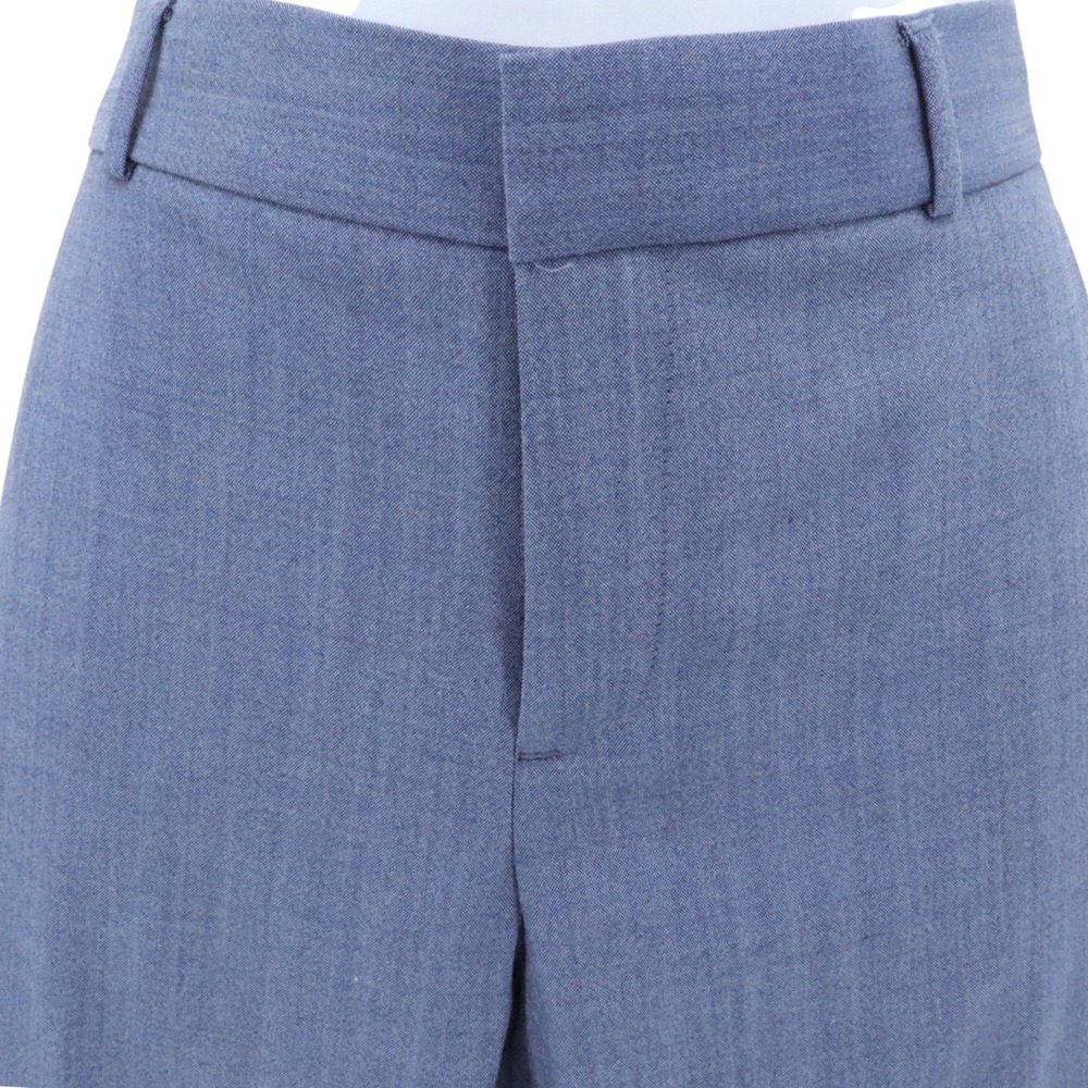 Banana Republic Blue Wool Blend Vest Suit Set Women 4 Cropped Pants Lined - Picture 6 of 8